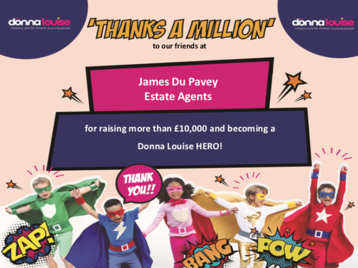 James Du Pavey Estate Agents are officially Donna Louise Hero’s