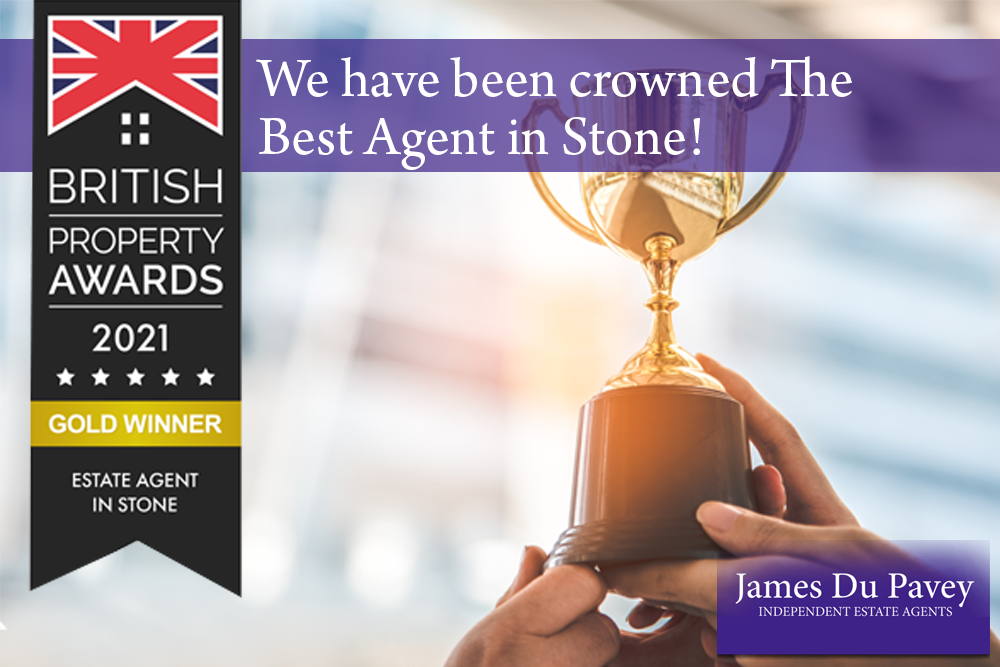 We have been crowned The Best Agent in Stone for the service that we provide to each and every client!